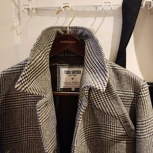 Todd Snyder x Private White V.C. Glen Plaid Jacket Size 4 (Medium) Wool/Cashmere